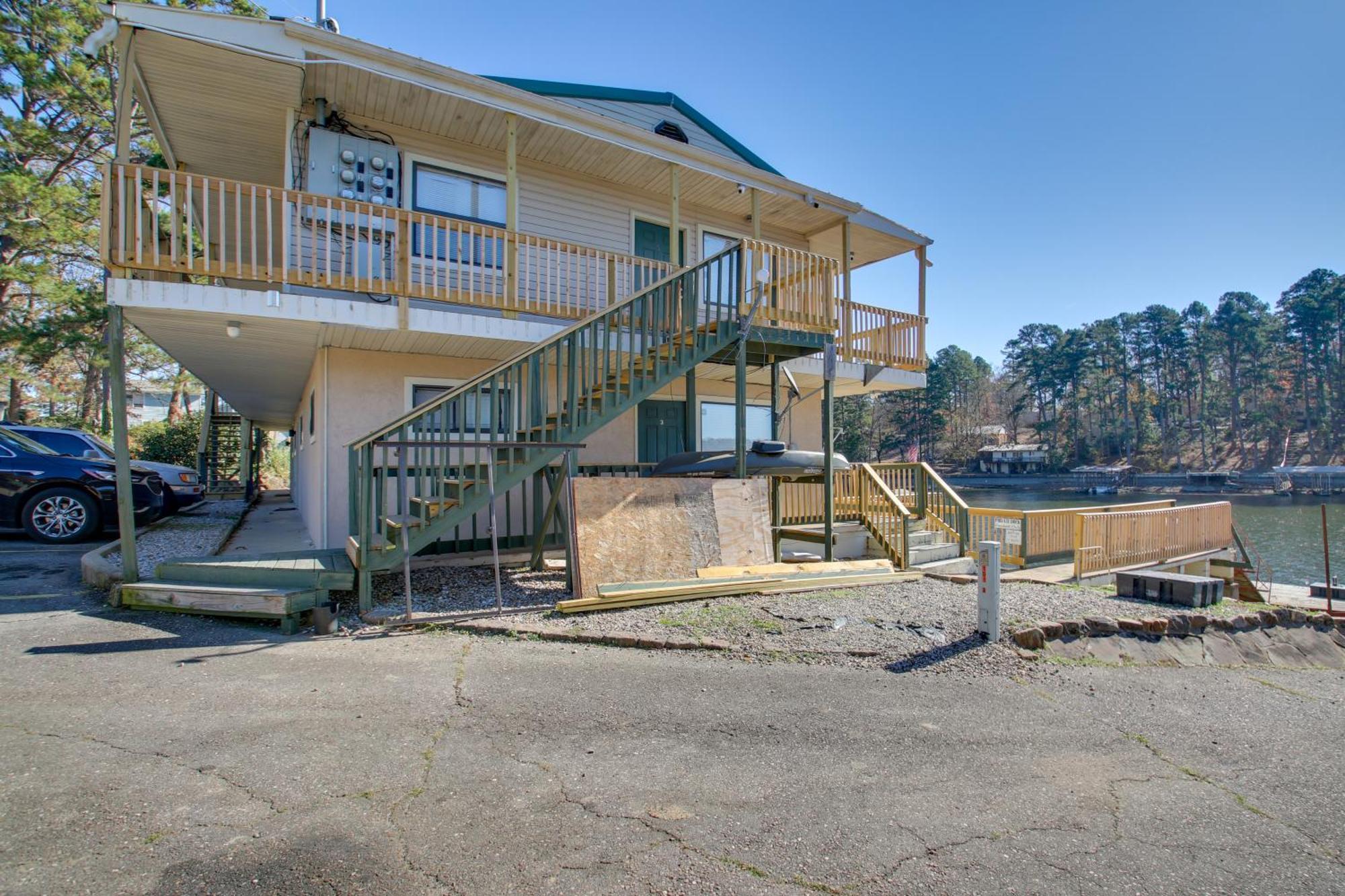 Hot Springs Condo With Lake Access And Boat Dock! Eksteriør bilde