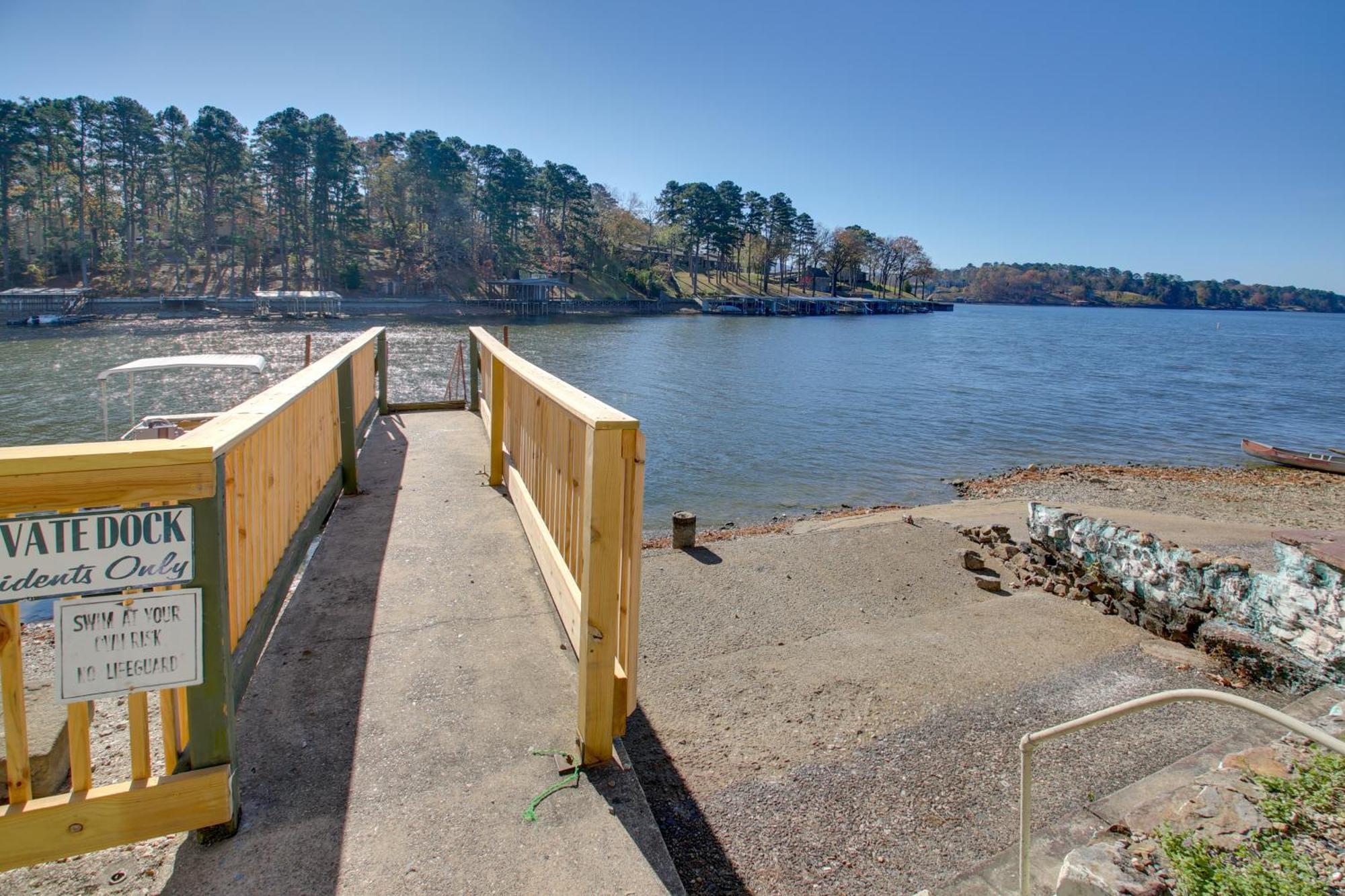 Hot Springs Condo With Lake Access And Boat Dock! Eksteriør bilde